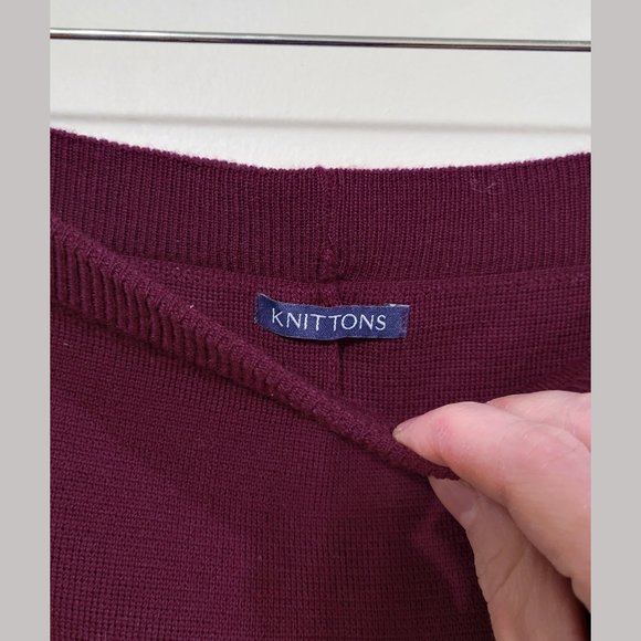 Wool Pencil Skirt, High Waisted - Size XS - Picture 6 of 6